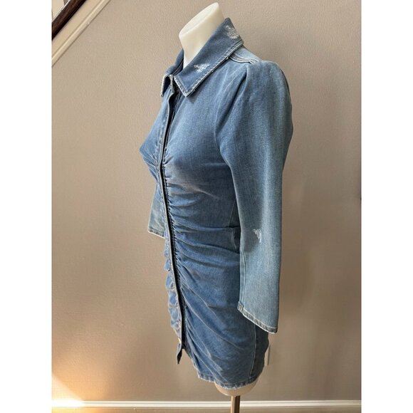 Retrofête Gigi DenimDress Size XS - Picture 7 of 8